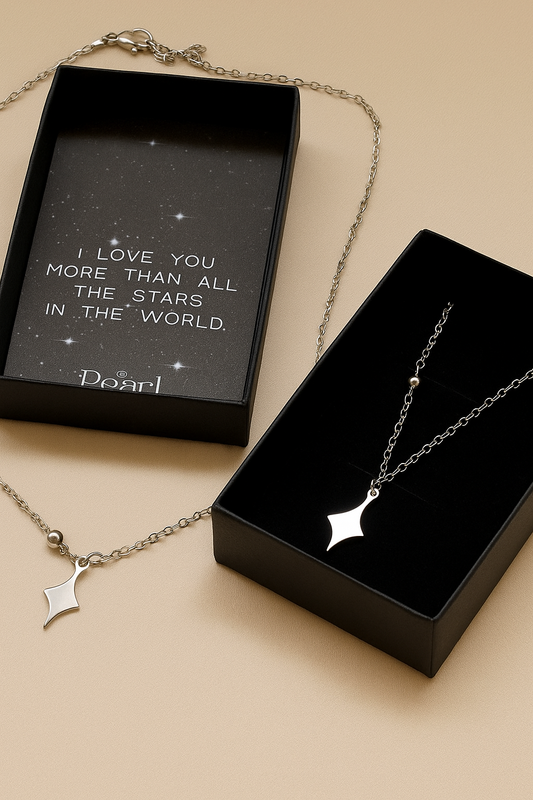 Colar Estrela em Aço